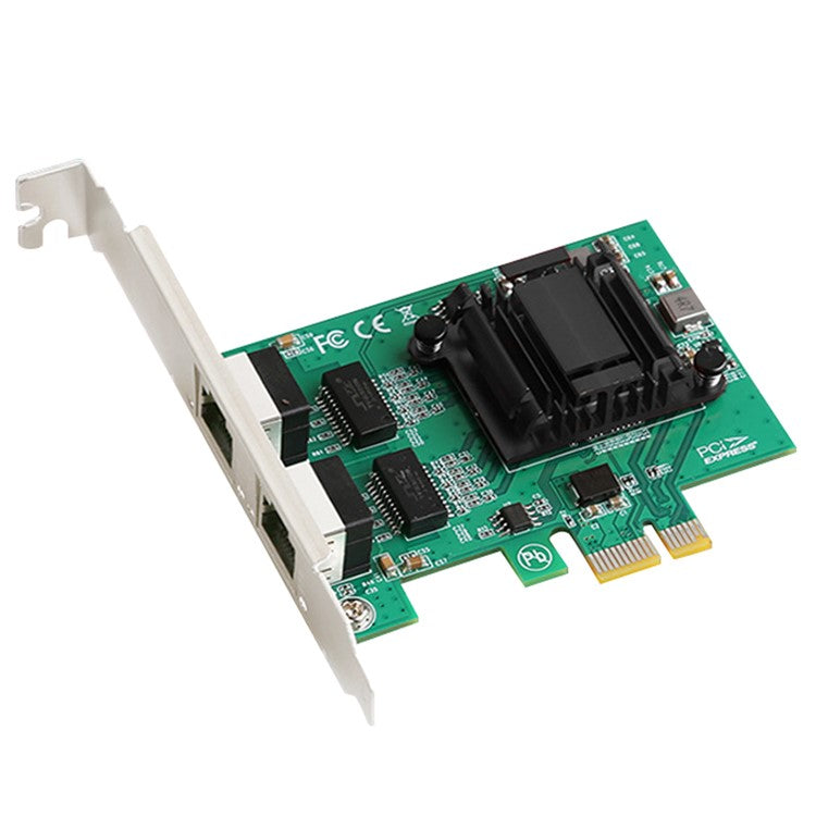 TXA108 Dual RJ45 Port Intel 82571 Chip Gigabit PCIe1X Server Network Card Adapter