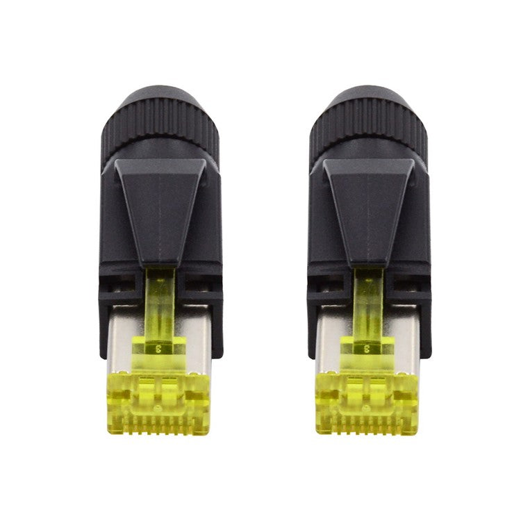 UT-005 2Pcs STP UTP Shielded RJ45 Plug Cat6 RJ45 8P8C Assembly Plug for Industrial Network Ethernet Patch Cord