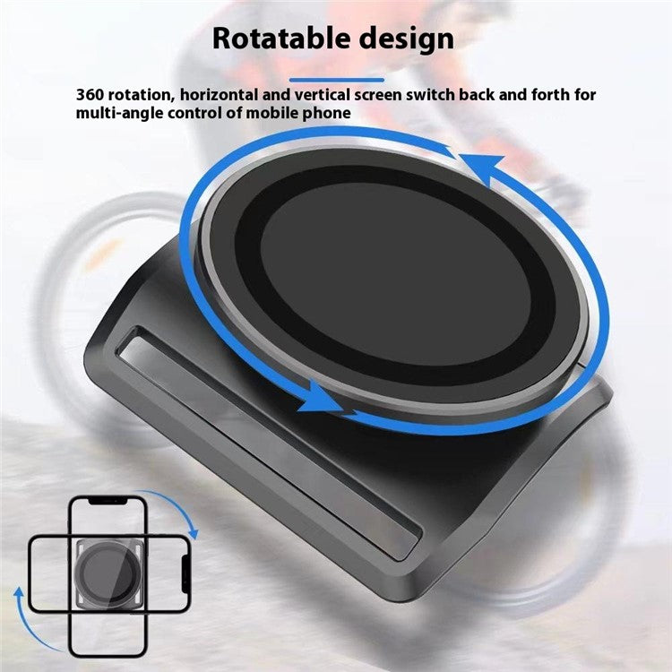 LX-02 360 Degree Rotating Compatible with MagSafe Phone Holder Sports Wrist Band