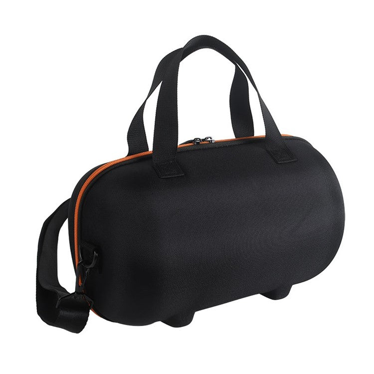 For Harman Kardon Allure Essential Carrying Case Bluetooth Speaker Storage Bag with Shoulder Strap - Black  /  Orange