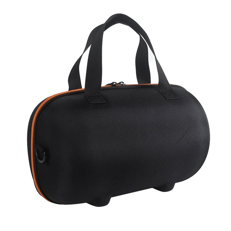 For Harman Kardon Allure Essential Carrying Case Bluetooth Speaker Storage Bag with Shoulder Strap - Black  /  Orange