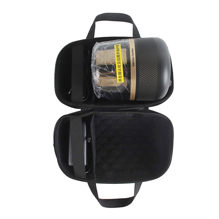 For Harman Kardon Allure Essential Carrying Case Bluetooth Speaker Storage Bag with Shoulder Strap - Black