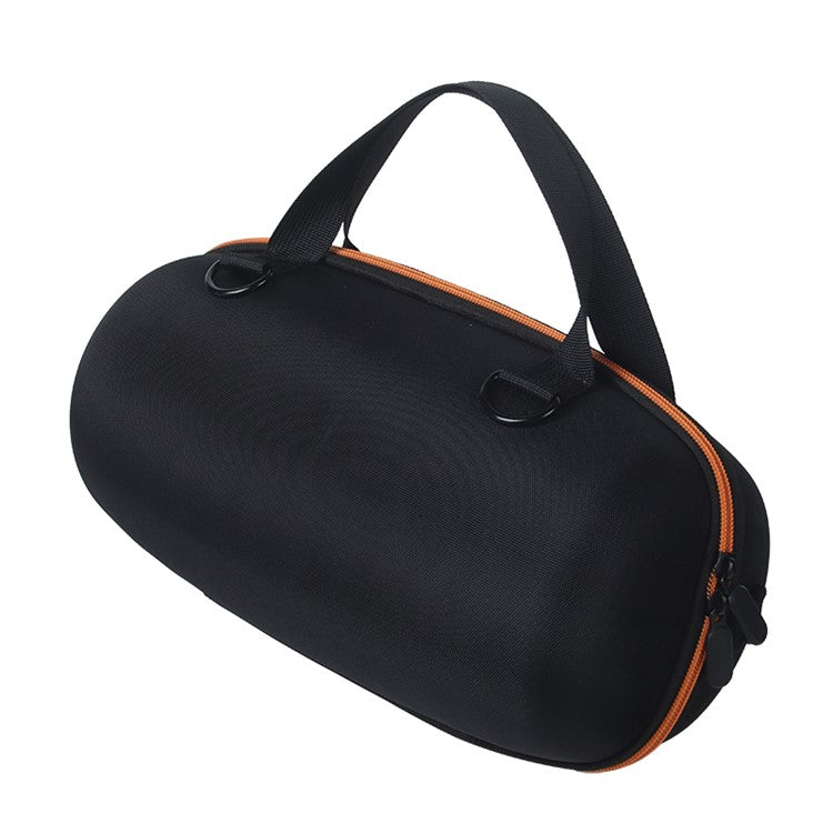 For JBL Xtreme 4 Bluetooth Speaker Storage Bag Oxford Cloth+ EVA Protective Case - Black  /  Orange