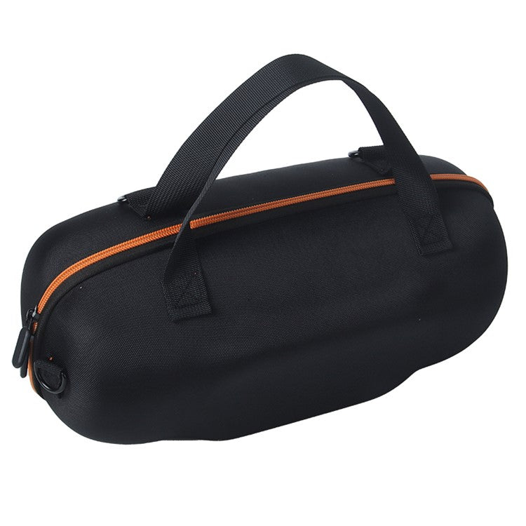 For JBL Xtreme 4 Bluetooth Speaker Storage Bag Oxford Cloth+ EVA Protective Case - Black  /  Orange