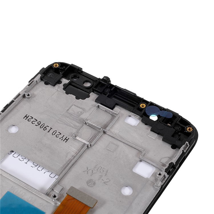 OEM LCD Screen and Digitizer Assembly + Frame Replace Part (without Logo) for Alcatel 3X 5058 - Black