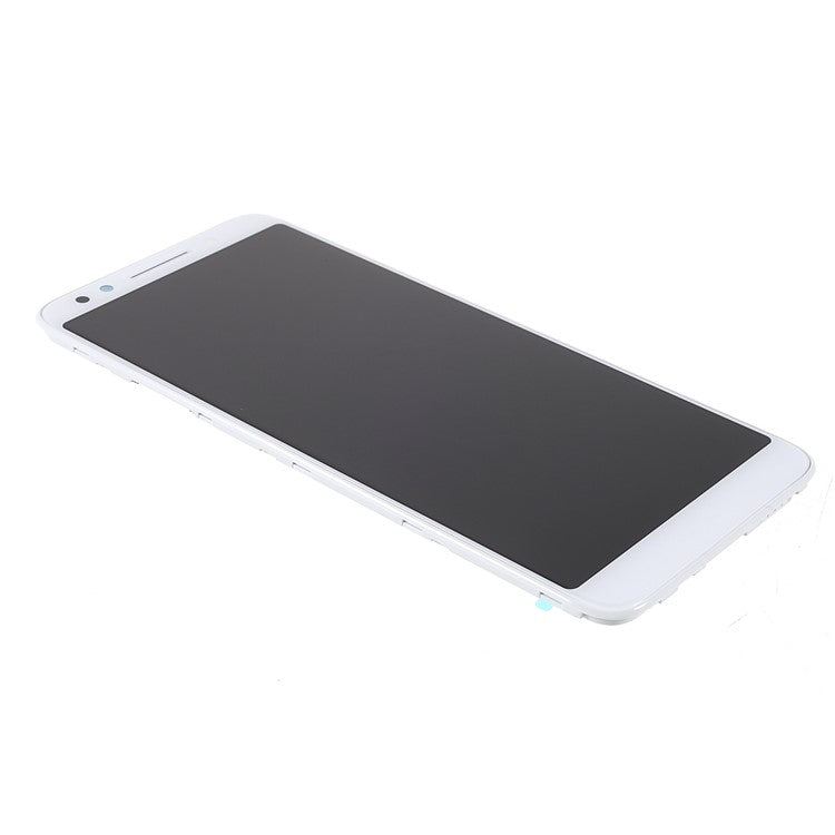 OEM LCD Screen and Digitizer Assembly + Frame Replace Part (without Logo) for Alcatel 3X 5058 - White