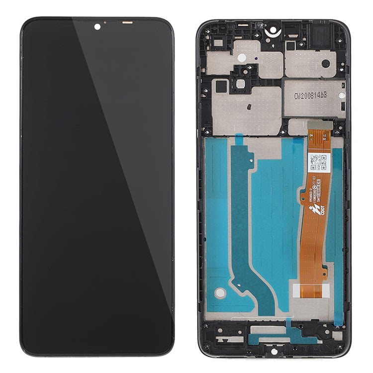 Assembly LCD Screen and Digitizer Assembly + Frame Part (without Logo) for Alcatel 3X (2020) 5061