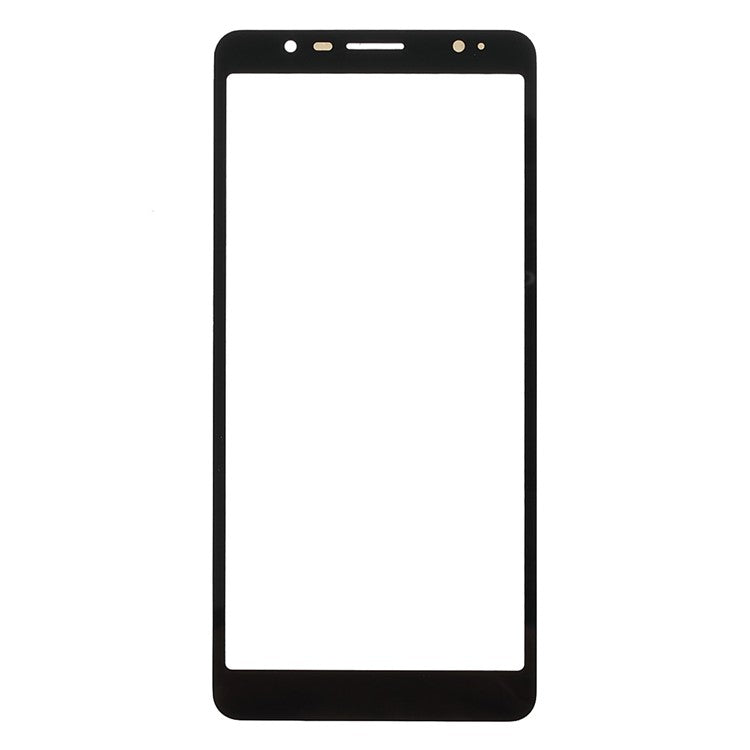 Front Screen Glass Lens Replace Part (without logo) for Alcatel 3C 5026 - Black