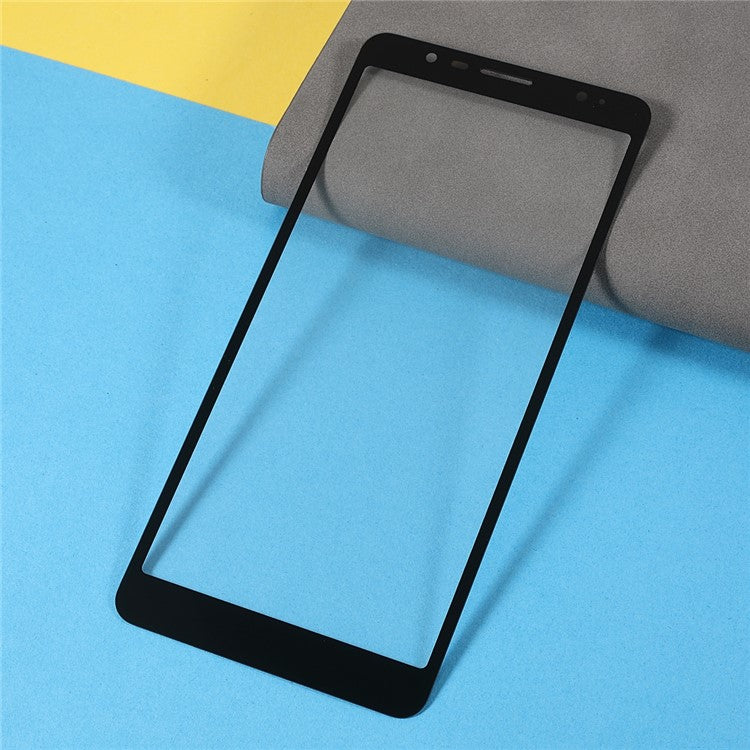 Front Screen Glass Lens Replace Part (without logo) for Alcatel 3C 5026 - Black