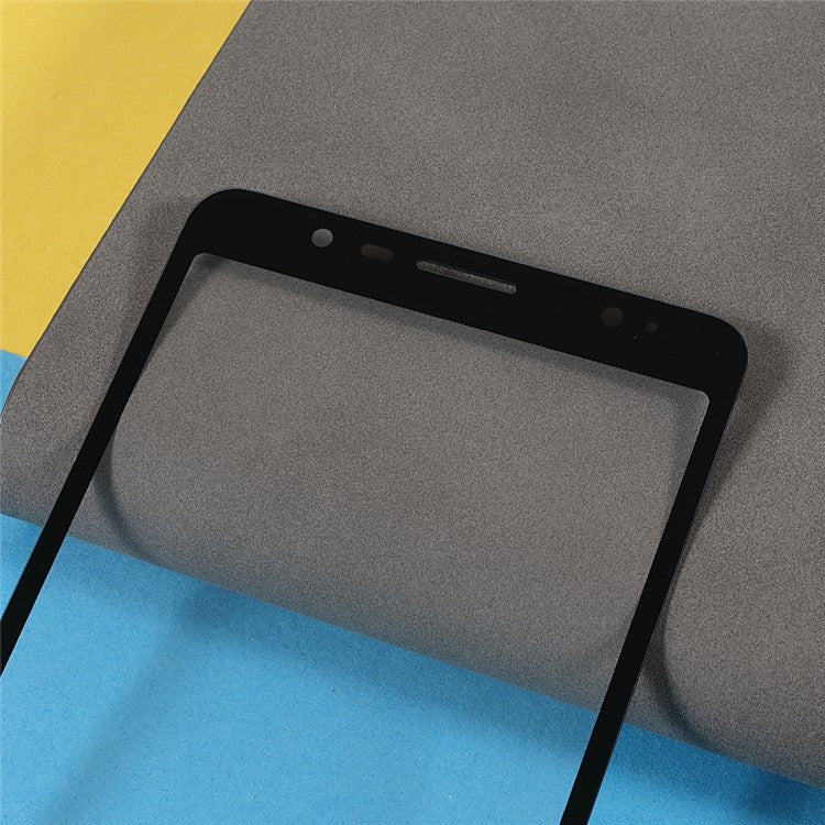 Front Screen Glass Lens Replace Part (without logo) for Alcatel 3C 5026 - Black