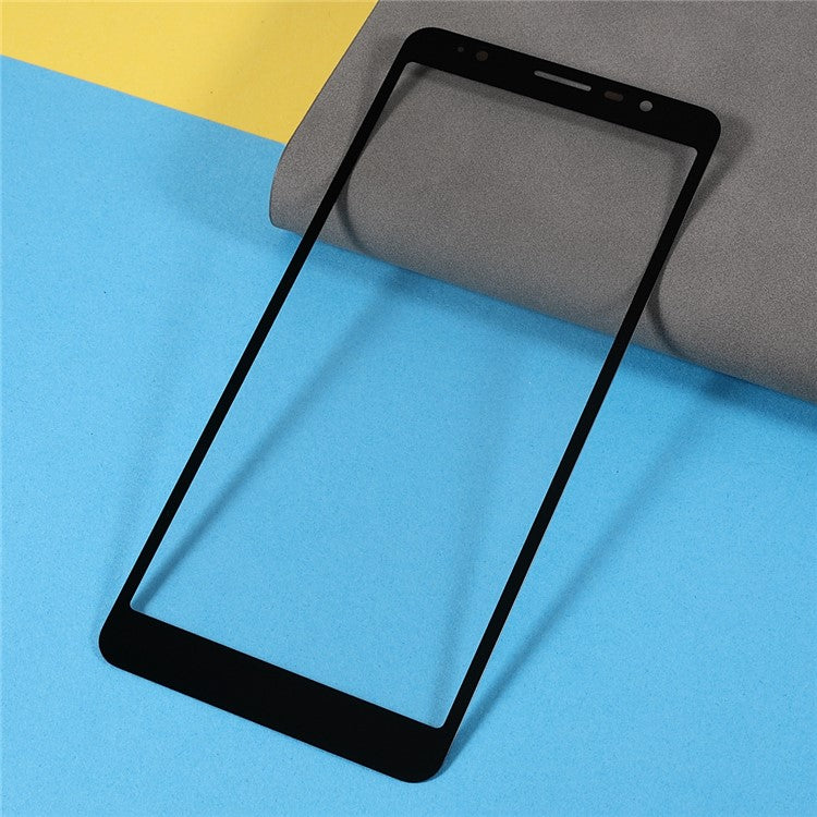 Front Screen Glass Lens Replace Part (without logo) for Alcatel 3C 5026 - Black