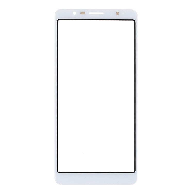 Front Screen Glass Lens Replace Part (without logo) for Alcatel 3C 5026 - White