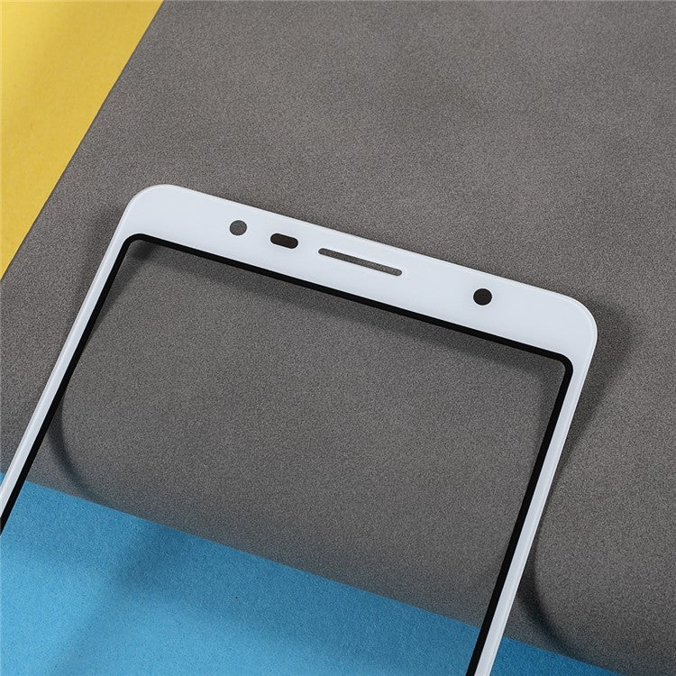 Front Screen Glass Lens Replace Part (without logo) for Alcatel 3C 5026 - White