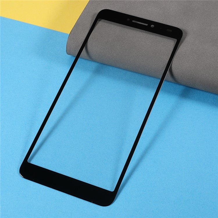 Front Screen Glass Lens Replace Part (without logo) for Alcatel 3v 2018 5099 - Black