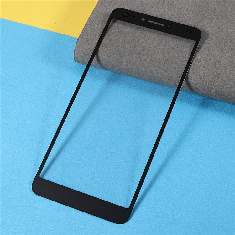 Front Screen Glass Lens Replace Part (without logo) for Alcatel 3v 2018 5099 - Black