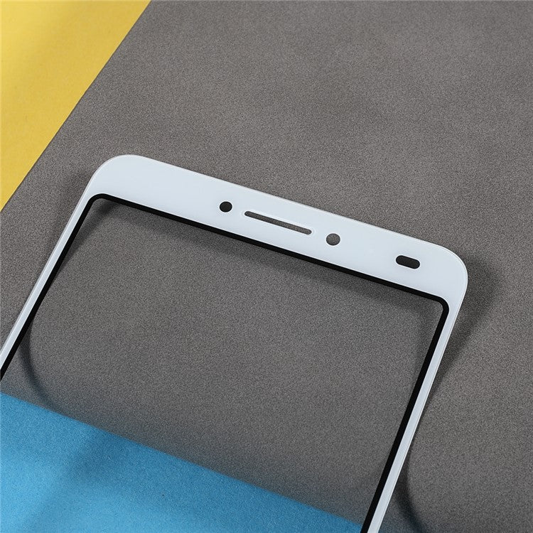 Front Screen Glass Lens Replace Part (without logo) for Alcatel 3v 2018 5099 - White