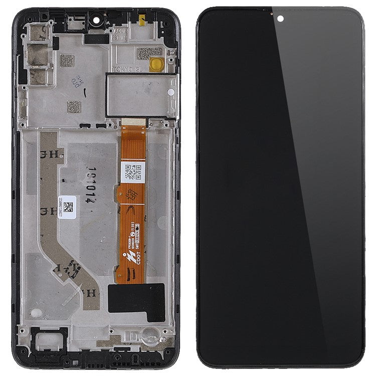 For Alcatel 1S (2020) 5028 Grade B LCD Screen and Digitizer Assembly + Frame Part (without Logo) - Black