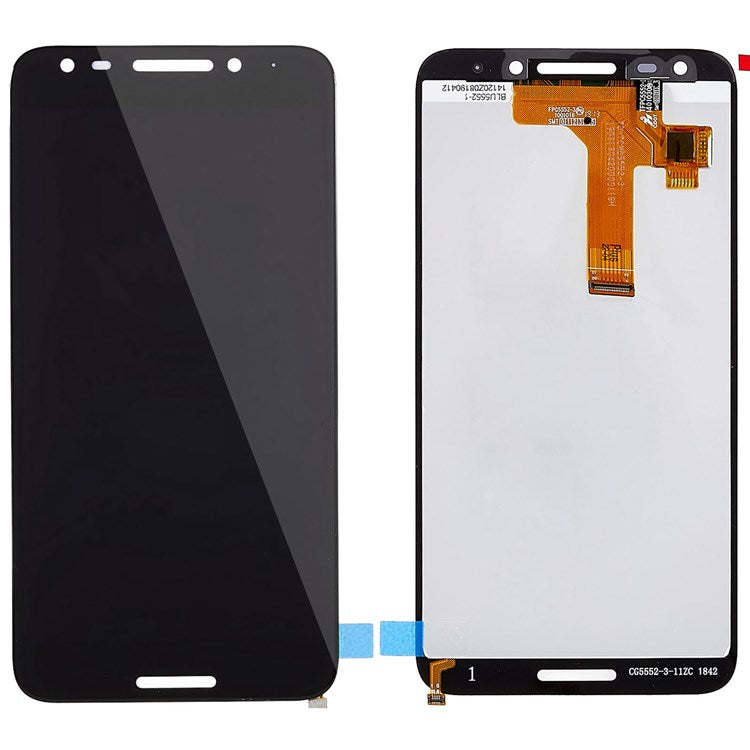 For Alcatel A30 Fierce/A30 Plus 5049 Grade S OEM Replacement LCD Screen and Digitizer Assembly Part (without Logo)