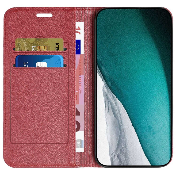 For vivo Y21 / Y33s / Y21s Protective Case Anti-Drop Folio Flip Cover Rhombus Pattern Embossed PU Leather Stand Case RFID Blocking Phone Cover with Wallet - Red