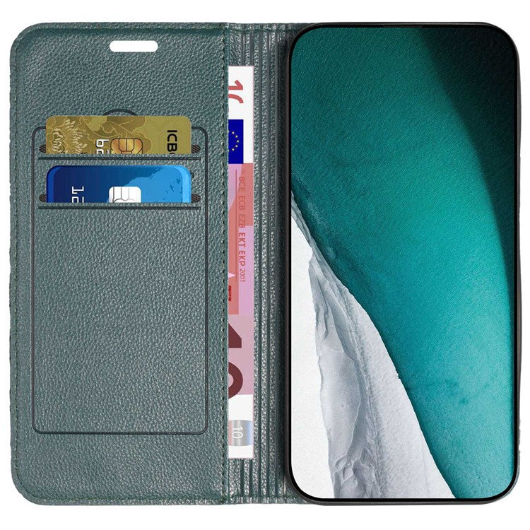 For vivo Y21 / Y33s / Y21s Protective Case Anti-Drop Folio Flip Cover Rhombus Pattern Embossed PU Leather Stand Case RFID Blocking Phone Cover with Wallet - Green