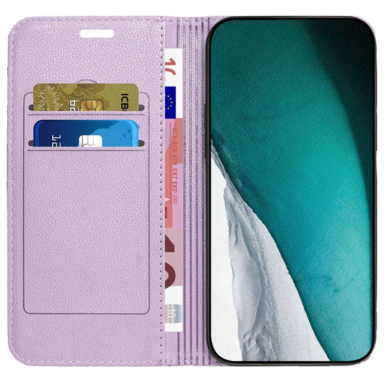 For vivo Y21 / Y33s / Y21s Protective Case Anti-Drop Folio Flip Cover Rhombus Pattern Embossed PU Leather Stand Case RFID Blocking Phone Cover with Wallet - Purple