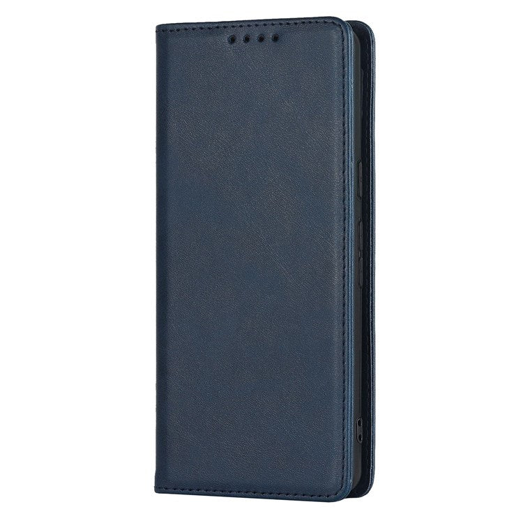 Textured PU Leather Case for Google Pixel 7 5G, Stand Wallet Design Auto Closing Magnetic Phone Cover - Dark Blue