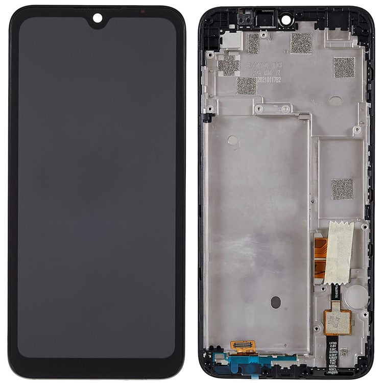 For Alcatel 1L (2021) 4063 Grade S OEM LCD Screen and Digitizer Assembly + Frame Part (without Logo)