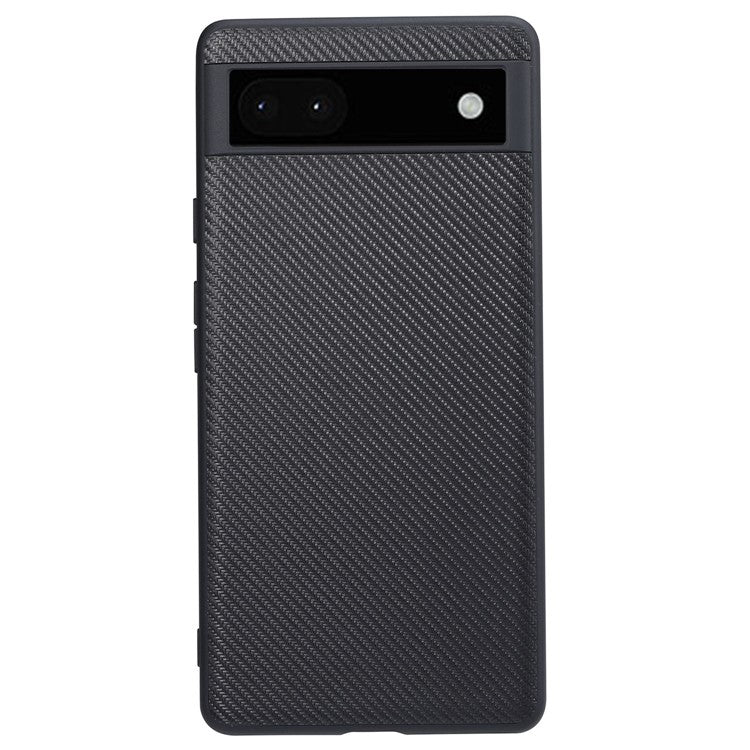 VILI TC Series for Google Pixel 6a Textured Leather Coated TPU Phone Case Drop-proof Back Cover