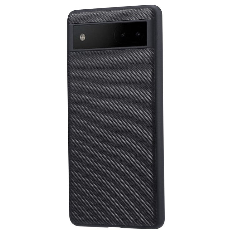 VILI TC Series for Google Pixel 6a Textured Leather Coated TPU Phone Case Drop-proof Back Cover