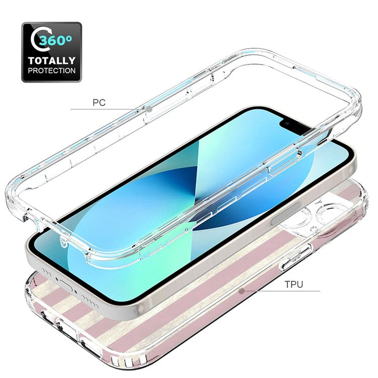 For-iPhone-14-6.1-inch-/-13-6.1-inch-Pattern-Printing-Clear-Phone-Case-Hybrid-PC-+-TPU-Protective-Cover---US-Flag