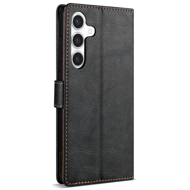 N.BEKUS CSJ-001 For Samsung Galaxy A05s 4G Wallet Case Protective Leather Phone Cover - Black