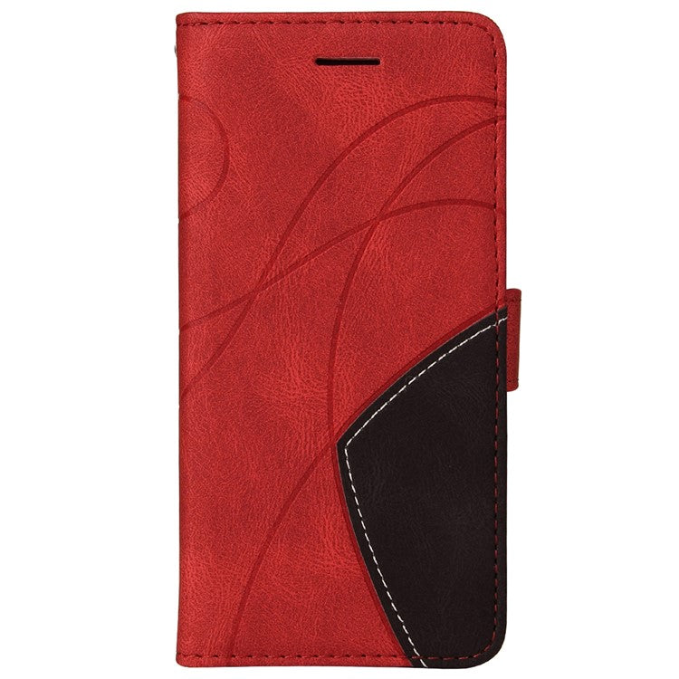 KT Leather Series-1 For vivo Y38 5G / Y200i 5G / T3x Case Wallet Dual Color Phone Leather Cover -  Red