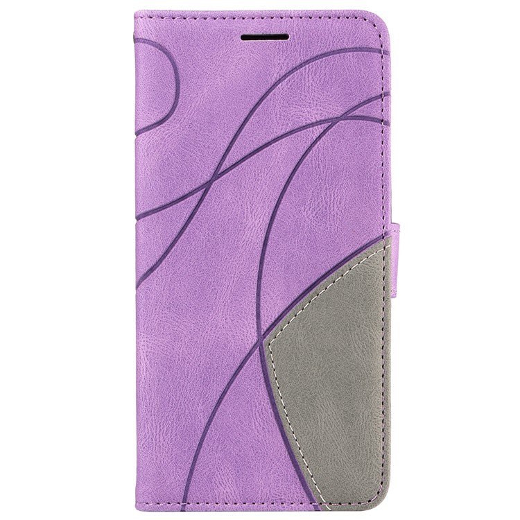 KT Leather Series-1 For vivo Y38 5G / Y200i 5G / T3x Case Wallet Dual Color Phone Leather Cover -  Light Purple