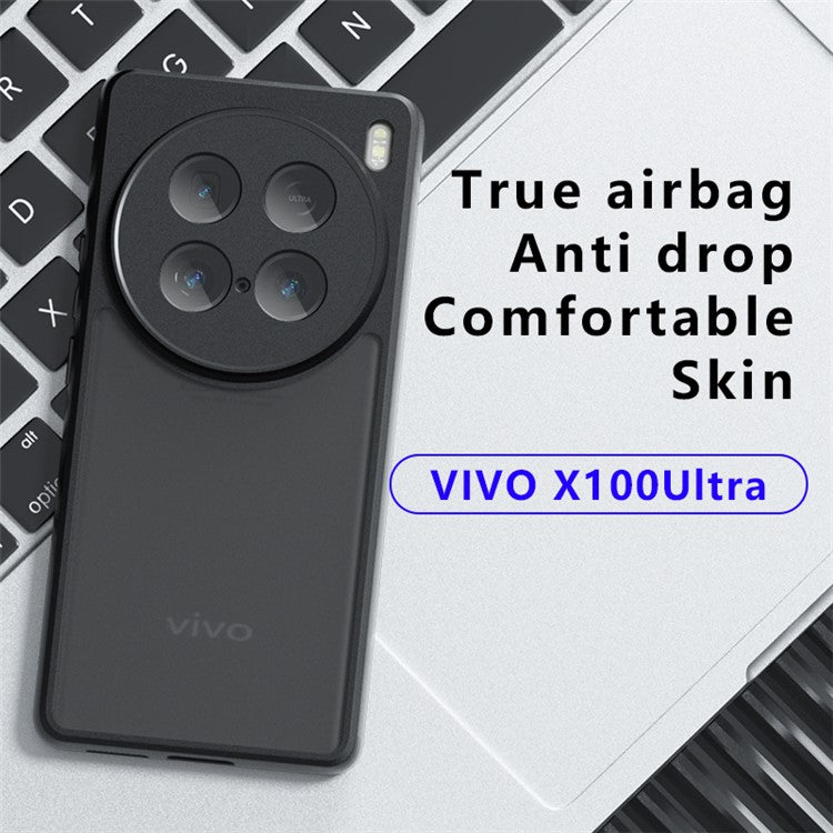 For vivo X100 Ultra 5G Case TPU Frame PC Back Matte Phone Cover