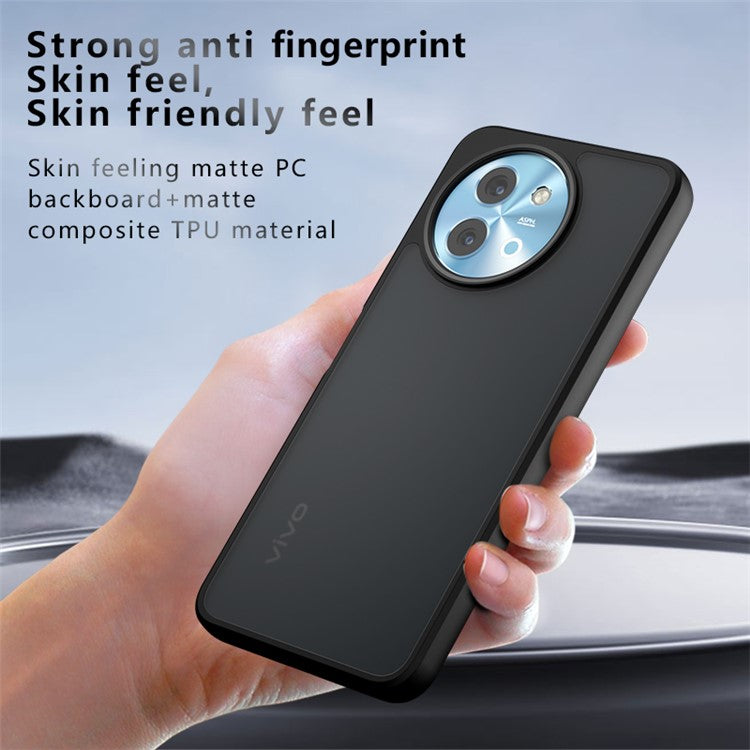 For vivo Y38 5G Case PC+TPU Frosted Back Phone Cover