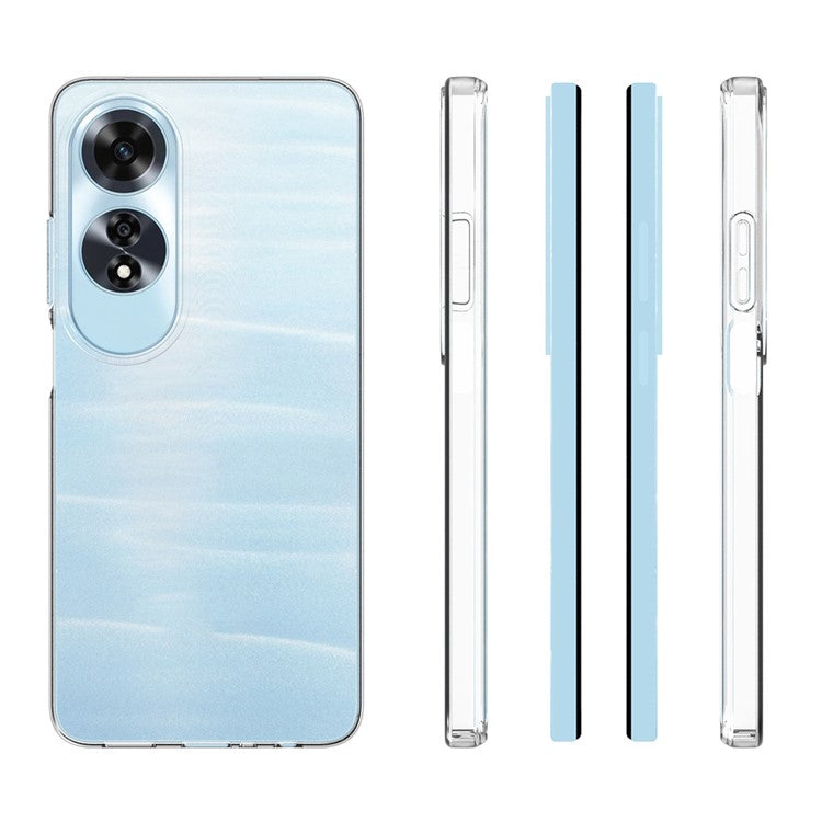 10Pcs / Pack For Oppo A60 4G Phone Cover TPU Mobile Phone Case with Inner Watermark-Free Texture