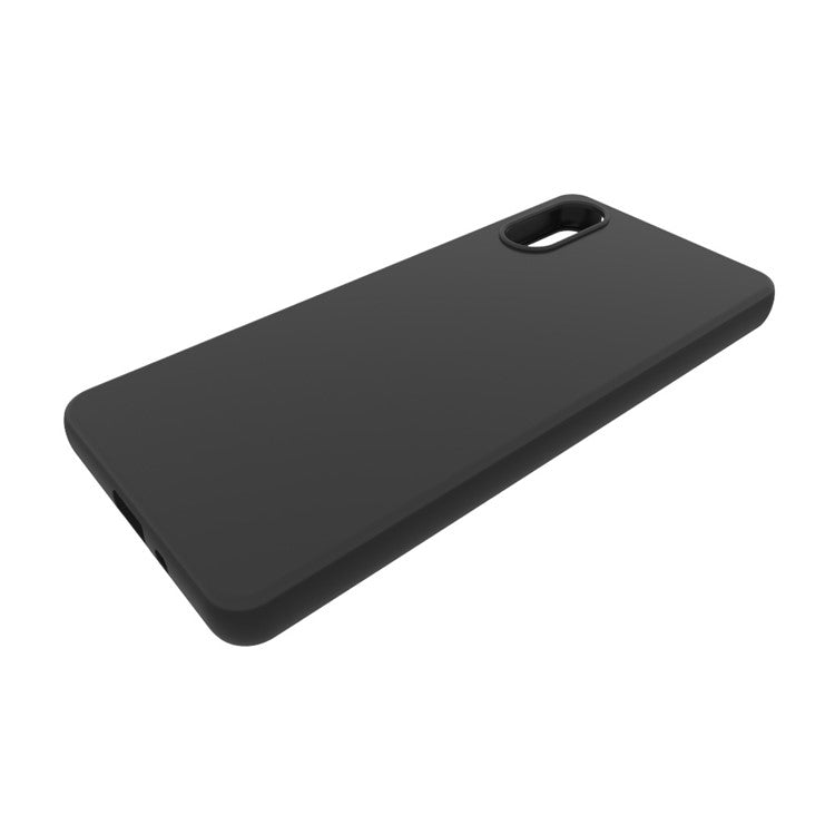 10Pcs / Pack For Sony Xperia 10 VI Case Matte TPU Shockproof Phone Back Cover - Black