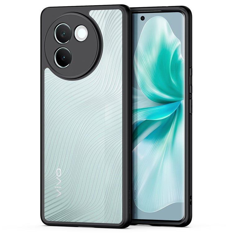 DUX DUCIS Aimo Series For vivo V30e 5G Case TPU+PC Matte Anti-Fall Phone Cover (REACH Certification) - Black