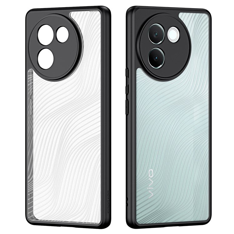 DUX DUCIS Aimo Series For vivo V30e 5G Case TPU+PC Matte Anti-Fall Phone Cover (REACH Certification) - Black