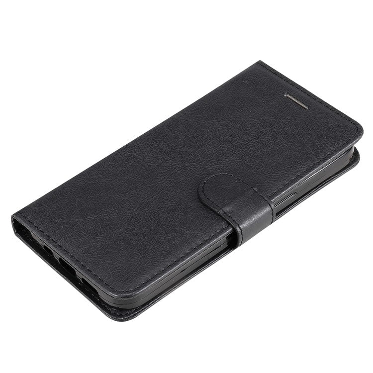 KT Leather Series-2 for vivo Y38 5G / Y200i 5G / T3x Case Solid Color Leather Phone Cover - Black