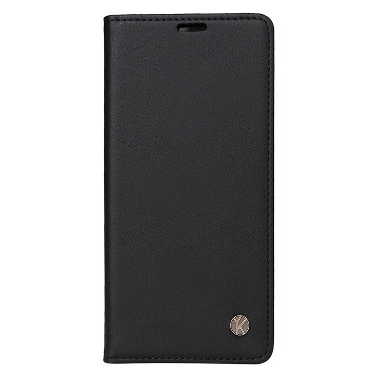 YIKATU YK-001 For vivo Y03 Wallet Stand Case Anti-Drop PU Leather Phone Cover - Black