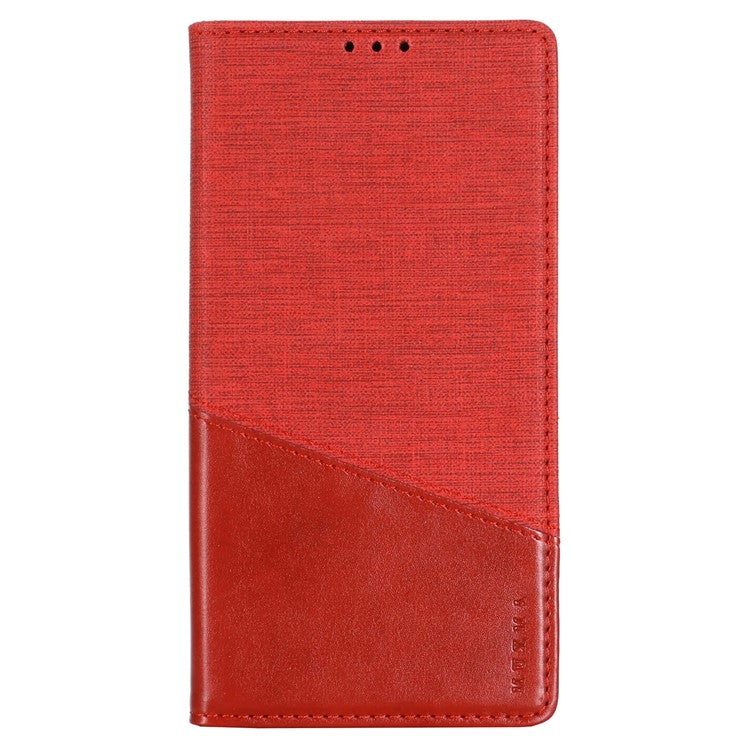 MUXMA MX109 For Google Pixel 8a RFID Blocking Folio Flip Phone Case Stand Cover - Red