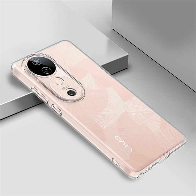 For vivo S19 5G Case Ultra Thin Transparent Soft TPU Phone Cover