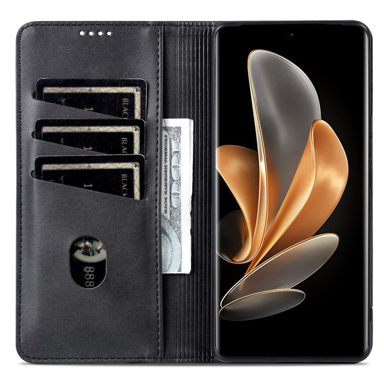 AZNS For vivo S19 5G / S19 Pro 5G Case Wallet Leather Phone Cover Mobile Accessories Wholesale - Black