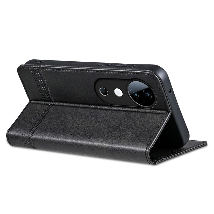 AZNS For vivo S19 5G / S19 Pro 5G Case Wallet Leather Phone Cover Mobile Accessories Wholesale - Black