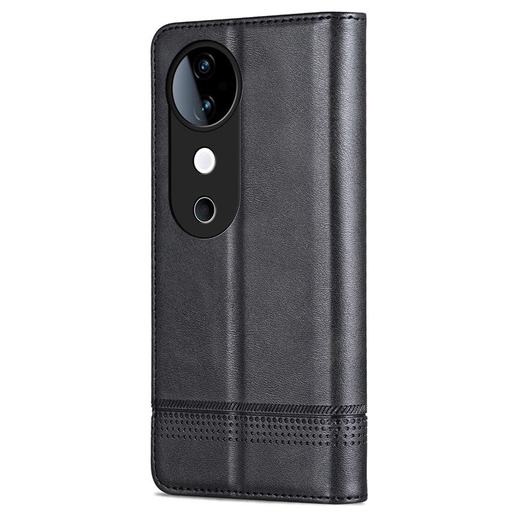 AZNS For vivo S19 5G / S19 Pro 5G Case Wallet Leather Phone Cover Mobile Accessories Wholesale - Black