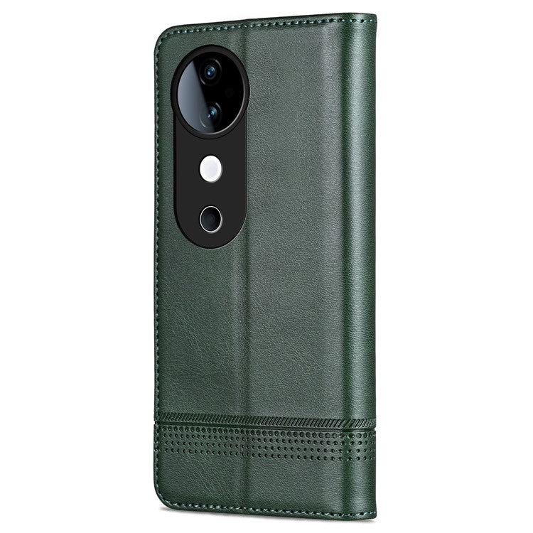 AZNS For vivo S19 5G / S19 Pro 5G Case Wallet Leather Phone Cover Mobile Accessories Wholesale - Green