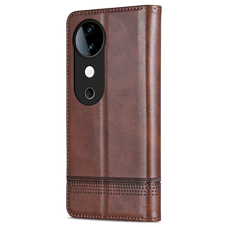 AZNS For vivo S19 5G / S19 Pro 5G Case Wallet Leather Phone Cover Mobile Accessories Wholesale - Coffee