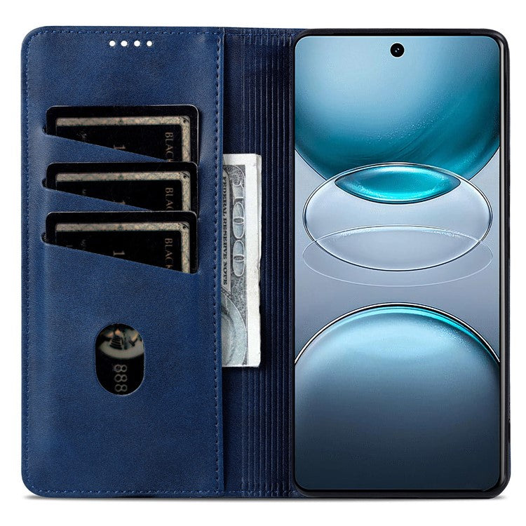 AZNS For vivo X100 Ultra 5G Case Magnetic Adsorption Leather Phone Cover Flip Wallet - Blue