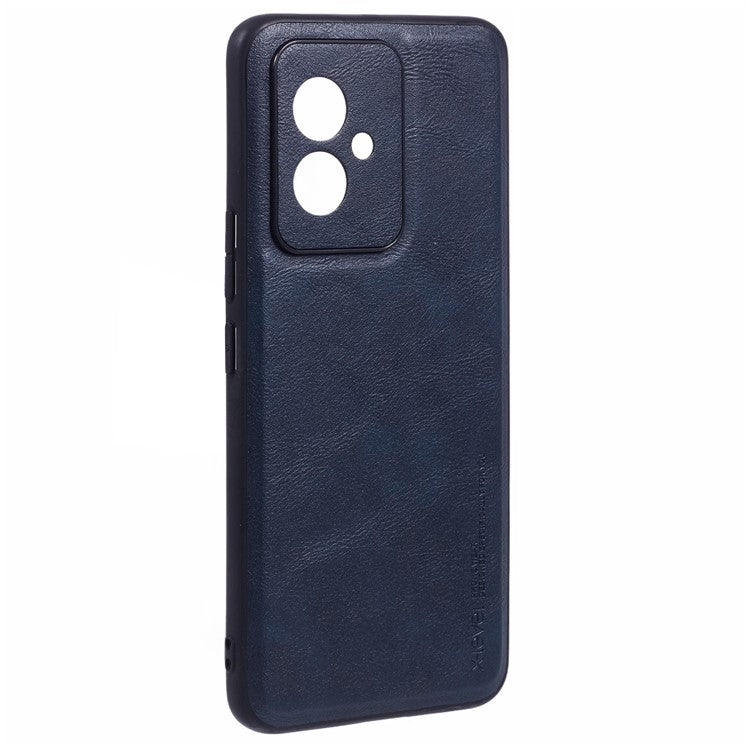 X-LEVEL Bojue-3 Series For Honor 100 5G Case Leather+PC+TPU Slim Phone Cover - Blue